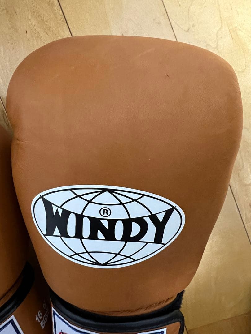 WINDY ボクシンググローブ 16oz ナチュラル