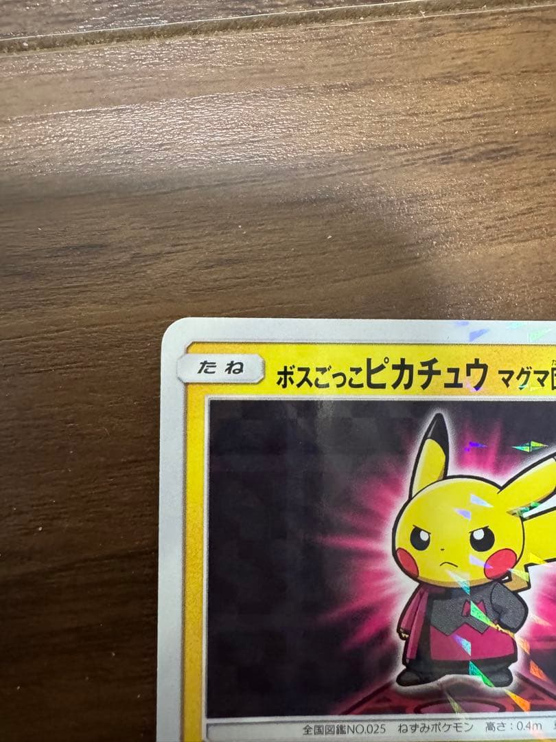 ボスごっこピカチュウ マグマ団