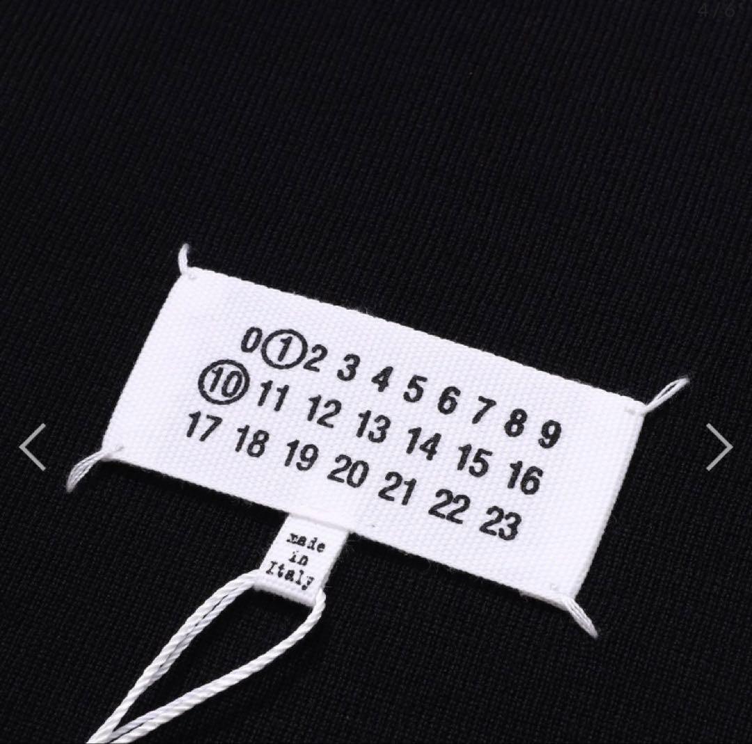 【新品未使用品】マルジェラ 24aw ネックウォーマー 黒 ブラック 7156