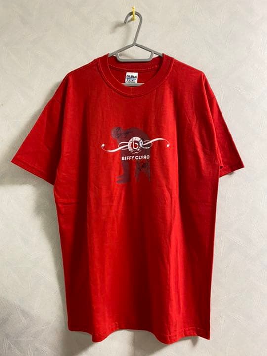 BIFFY CLYRO メンバー直筆サイン入りTシャツ M ビッフィ・クライロ