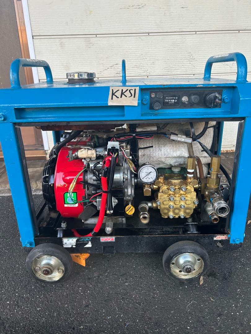 綺麗★ツルミHPJ-5ESM高圧洗浄機防音　ガン・高圧ホース・給排水ホースセット