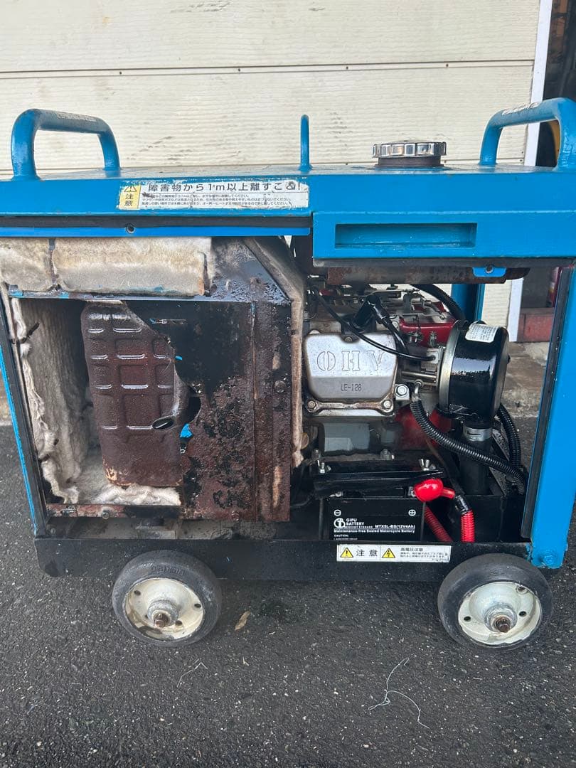 綺麗★ツルミHPJ-5ESM高圧洗浄機防音　ガン・高圧ホース・給排水ホースセット