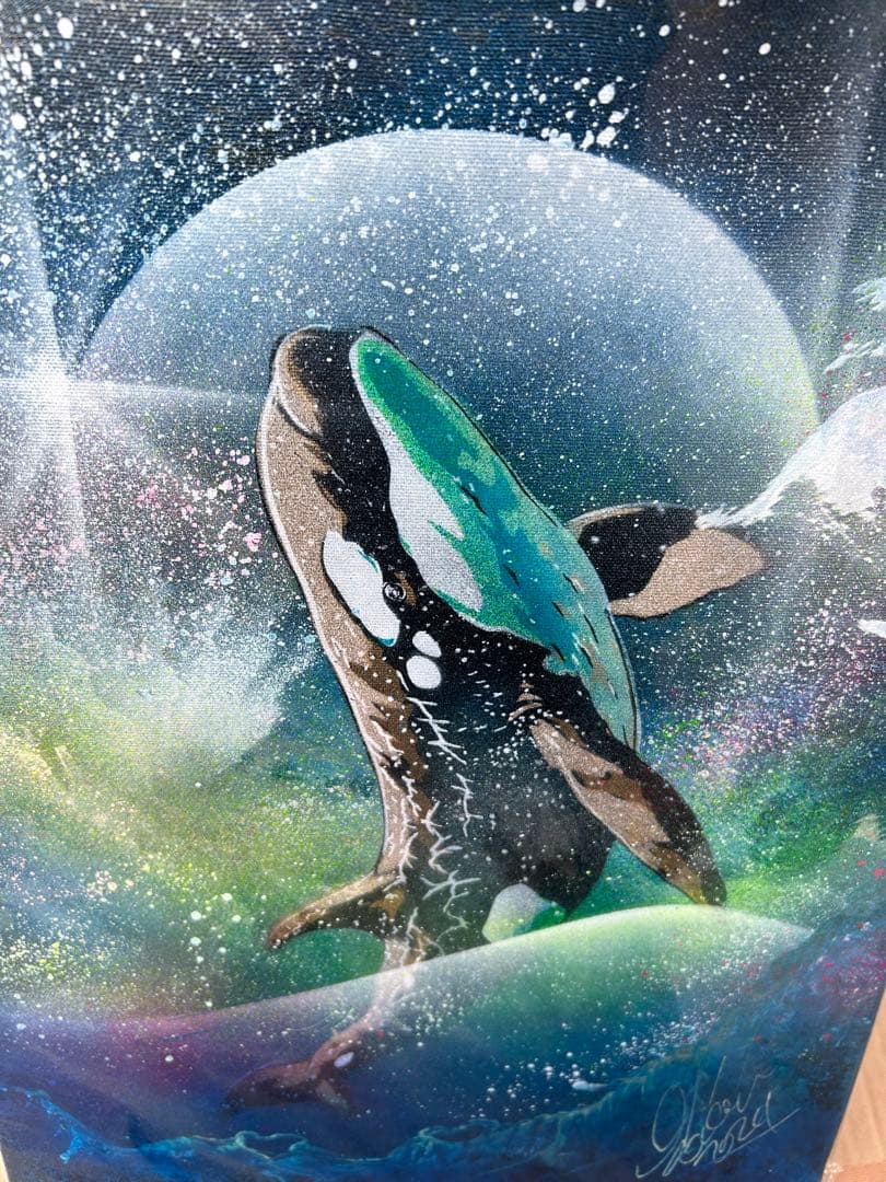 匿名配送⭐︎スプレーアート絵伝F 6原画キャンバス