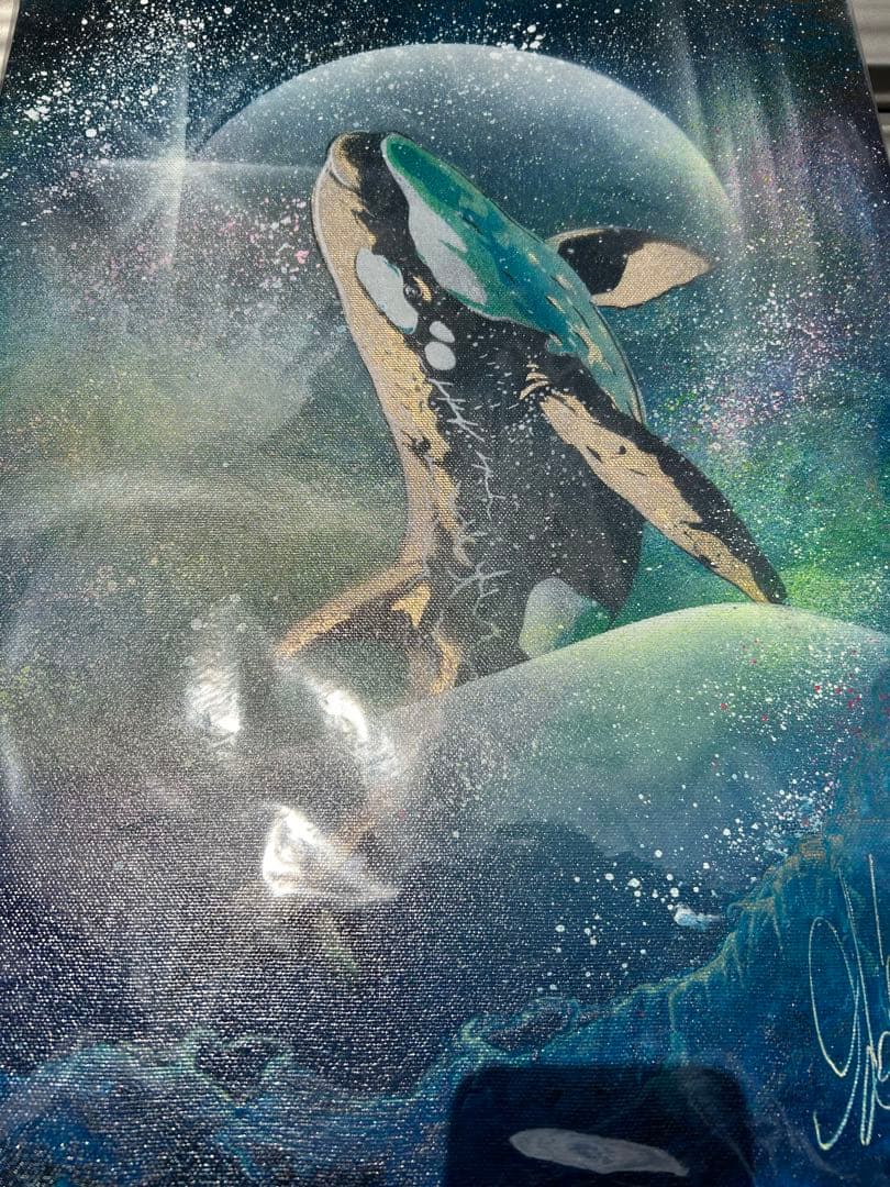 匿名配送⭐︎スプレーアート絵伝F 6原画キャンバス