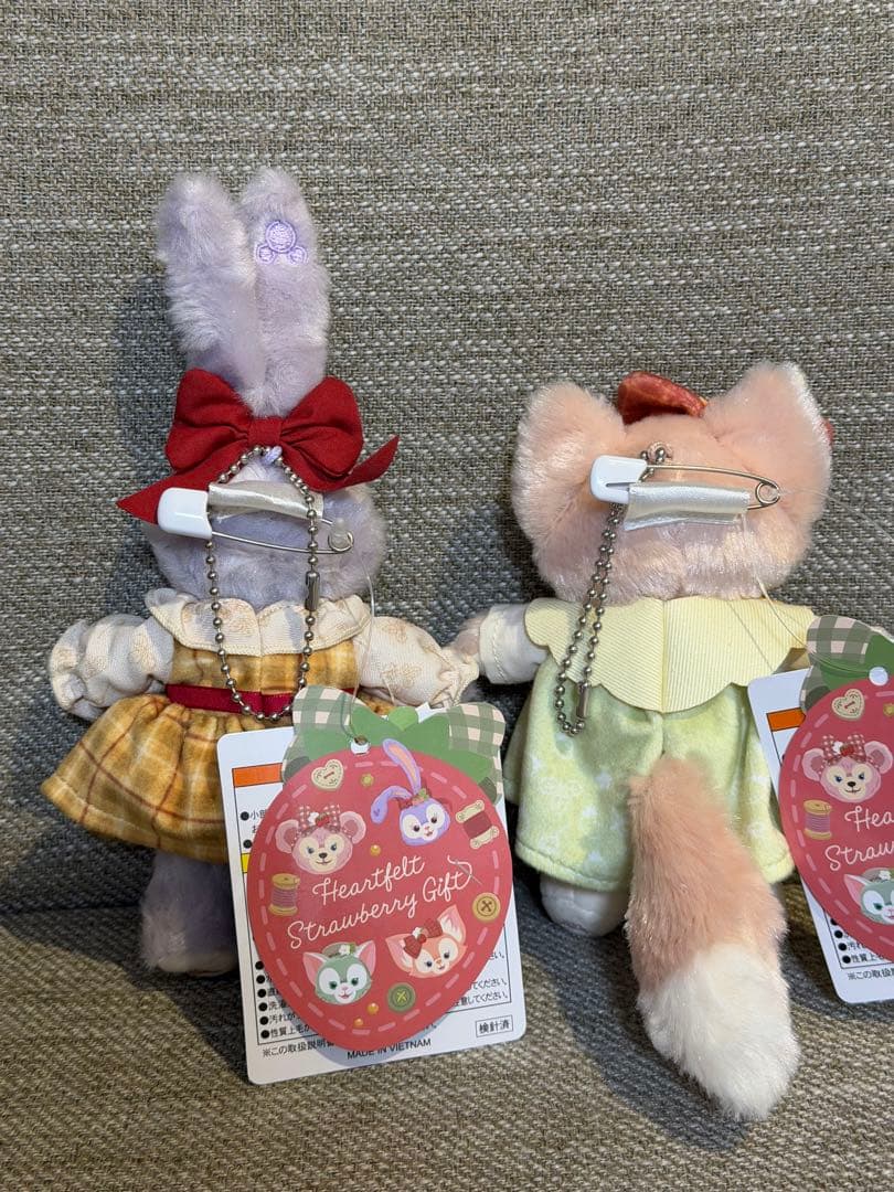 ディズニーシー　リーナベル　ステラルー　ハートフェルトストロベリーギフト