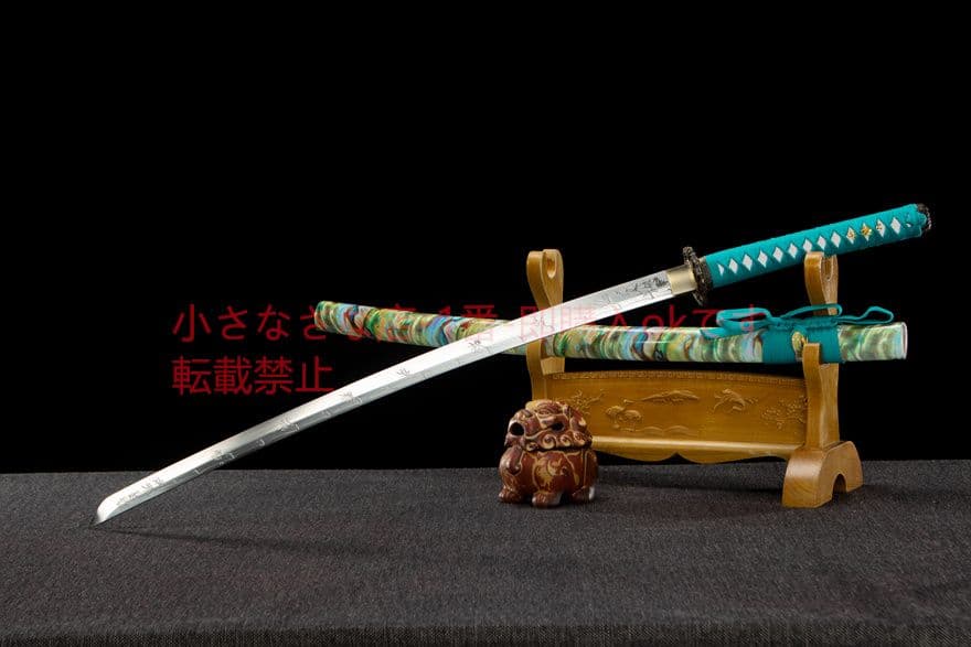 翠竹武士刀-高性能マンガン鋼    古兵器 武具　刀装具　日本刀　模造刀 居合刀