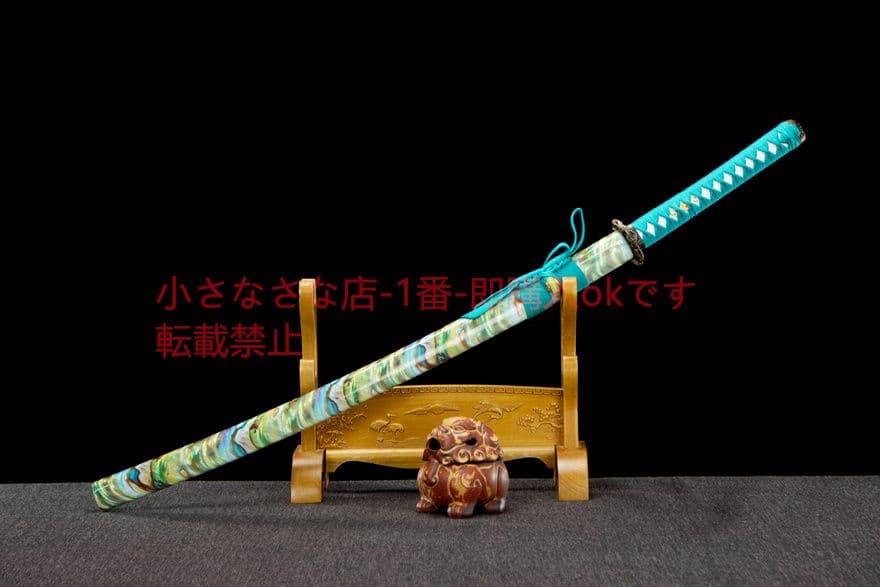 翠竹武士刀-高性能マンガン鋼    古兵器 武具　刀装具　日本刀　模造刀 居合刀
