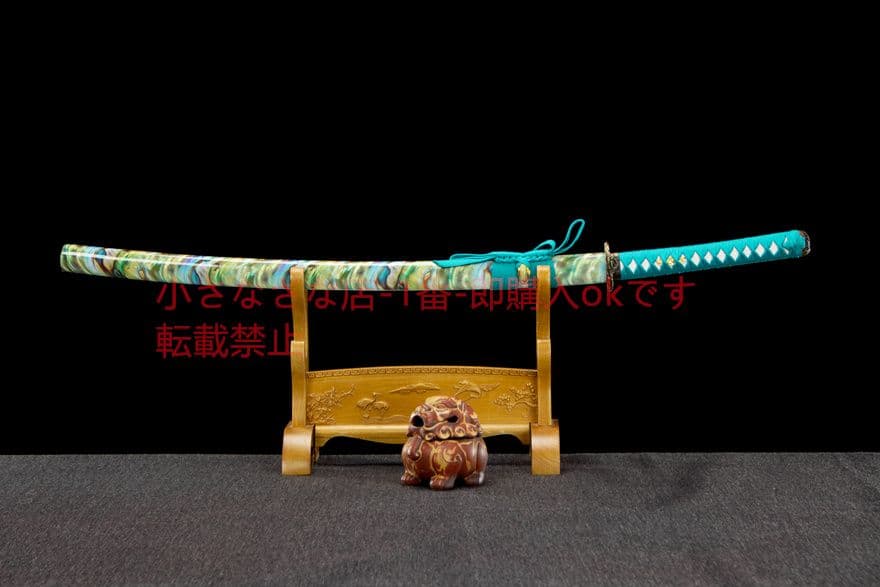 翠竹武士刀-高性能マンガン鋼    古兵器 武具　刀装具　日本刀　模造刀 居合刀