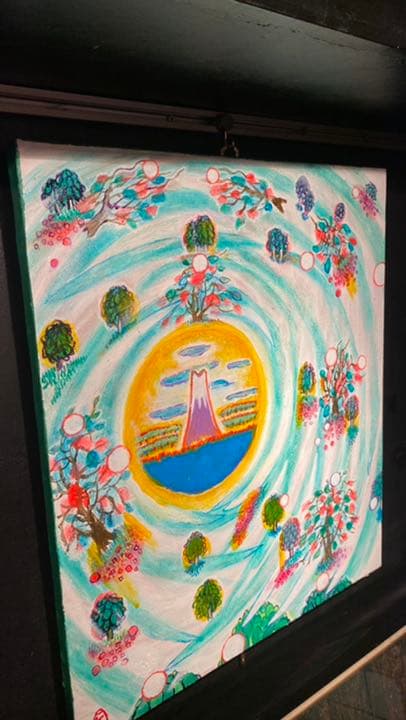 【アクリル画】 商品名 「春の風」　額なし　10号