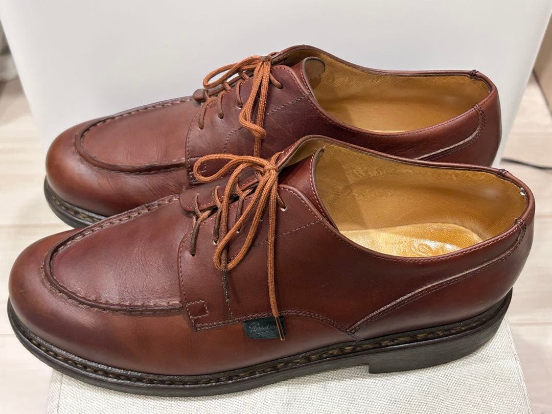 美品 パラブーツシャンボード ブラウンParaboot CHAMBOORD 8