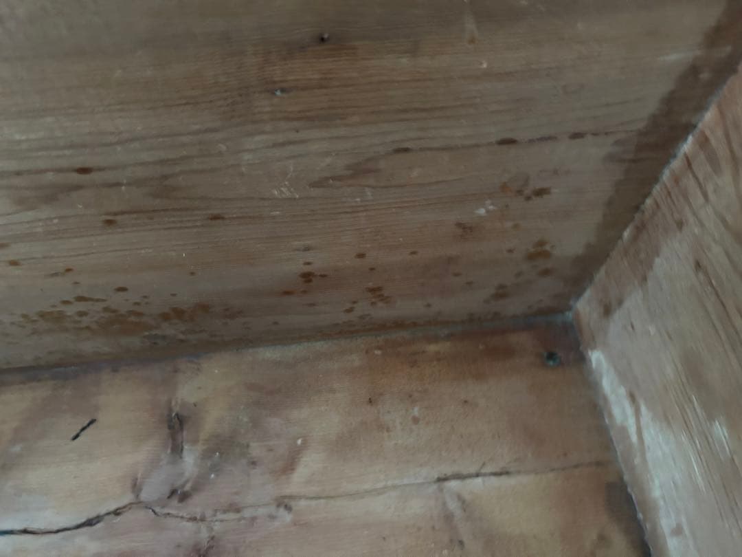 あーちゃん！アンティーク　オールドパイン　リネンボックス