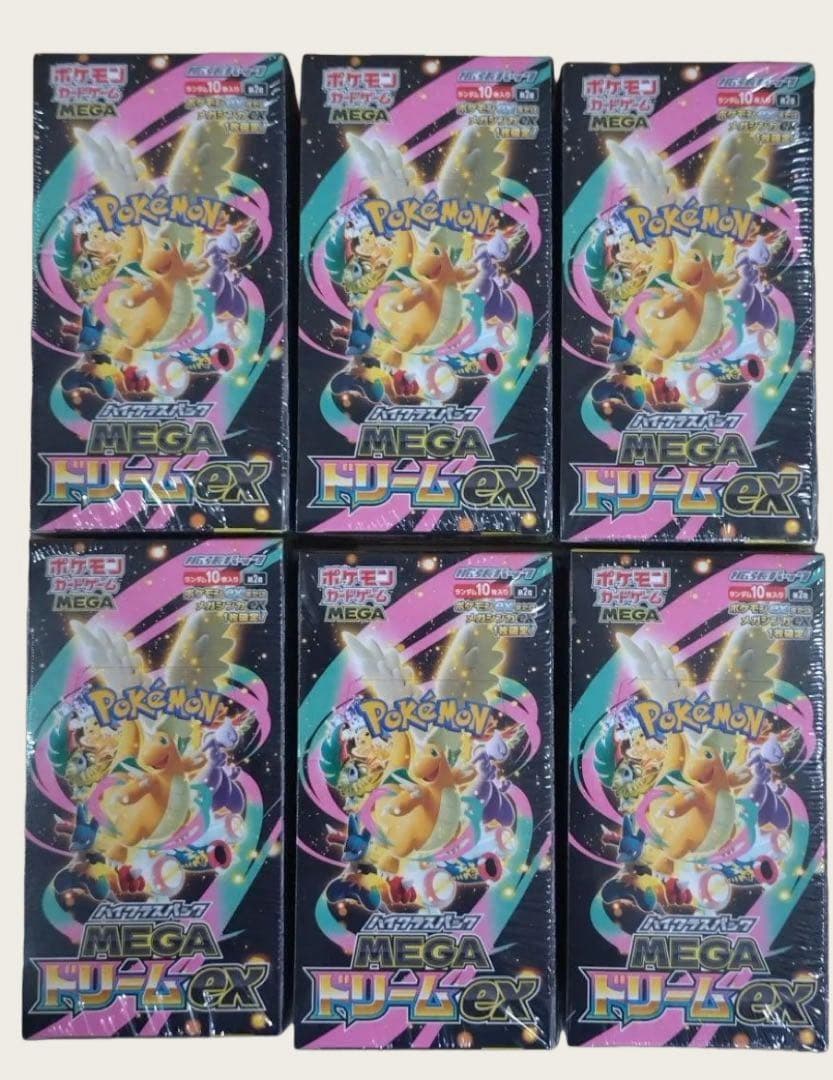 ポケモンカード MEGAドリームEX 6BOX