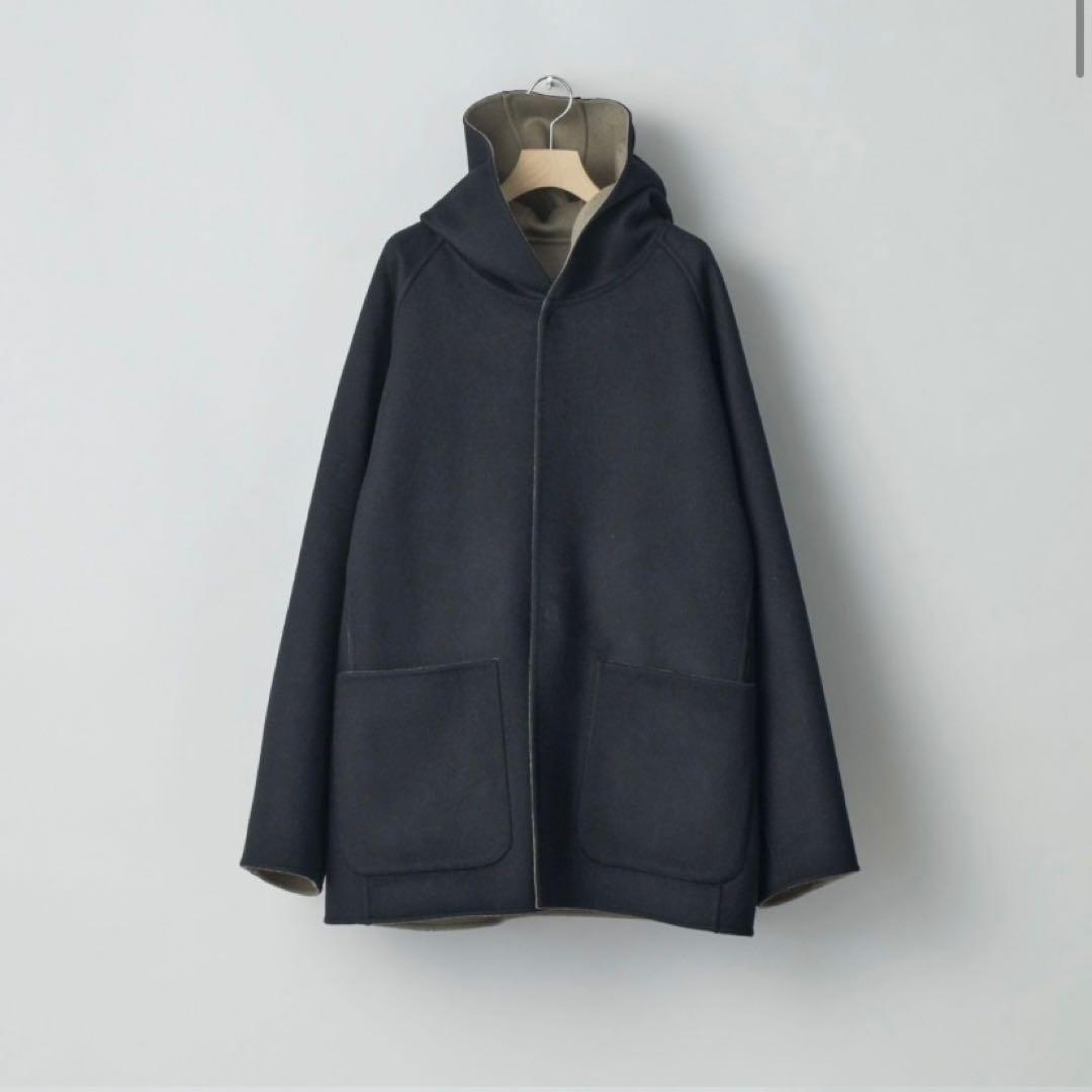 美品タグ付きstein Reversible Hooded Half Coat