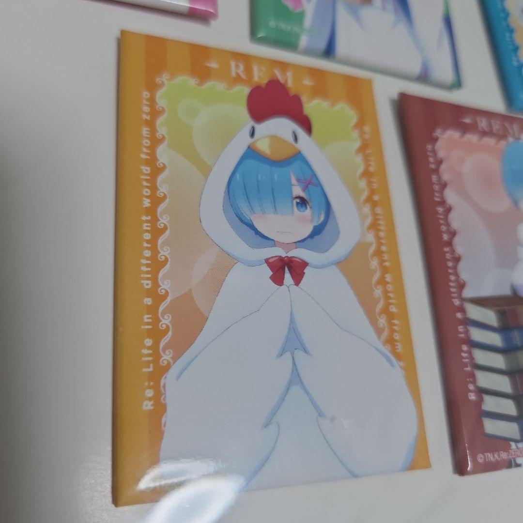 スクエア缶バッジセット Re:ゼロから始める異世界生活 Loppi・HMV限定