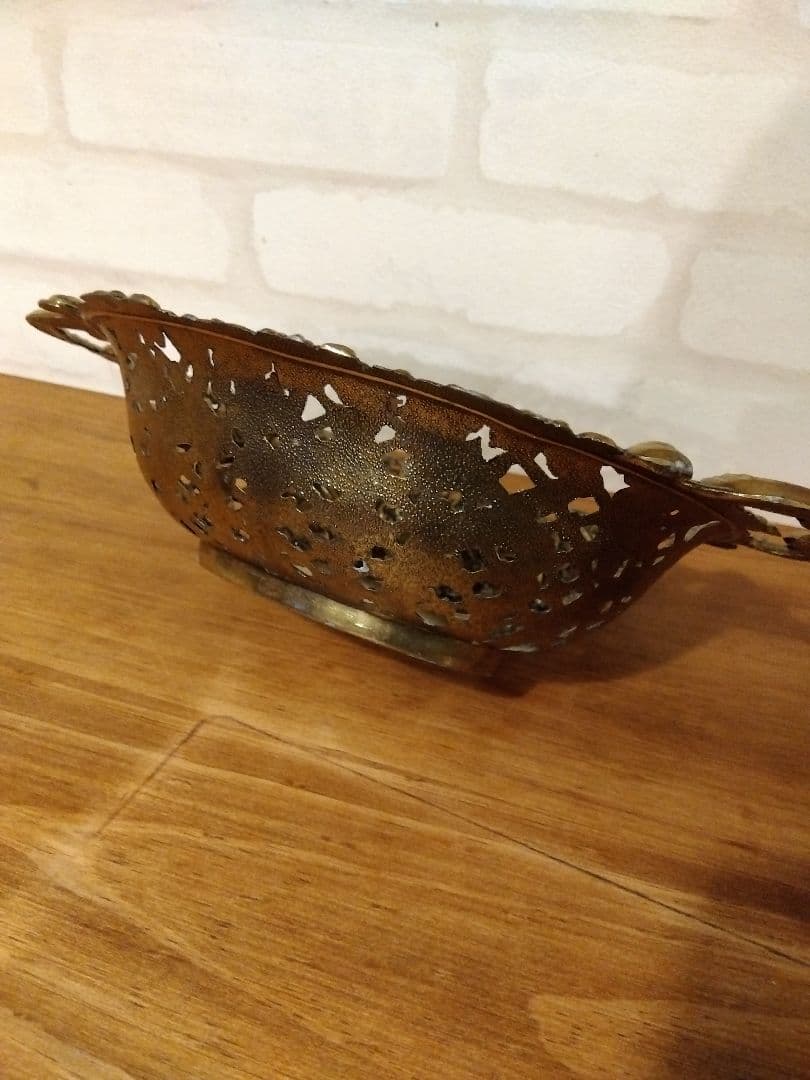 アンティーク調バスケット コルベイユ 籠 金属