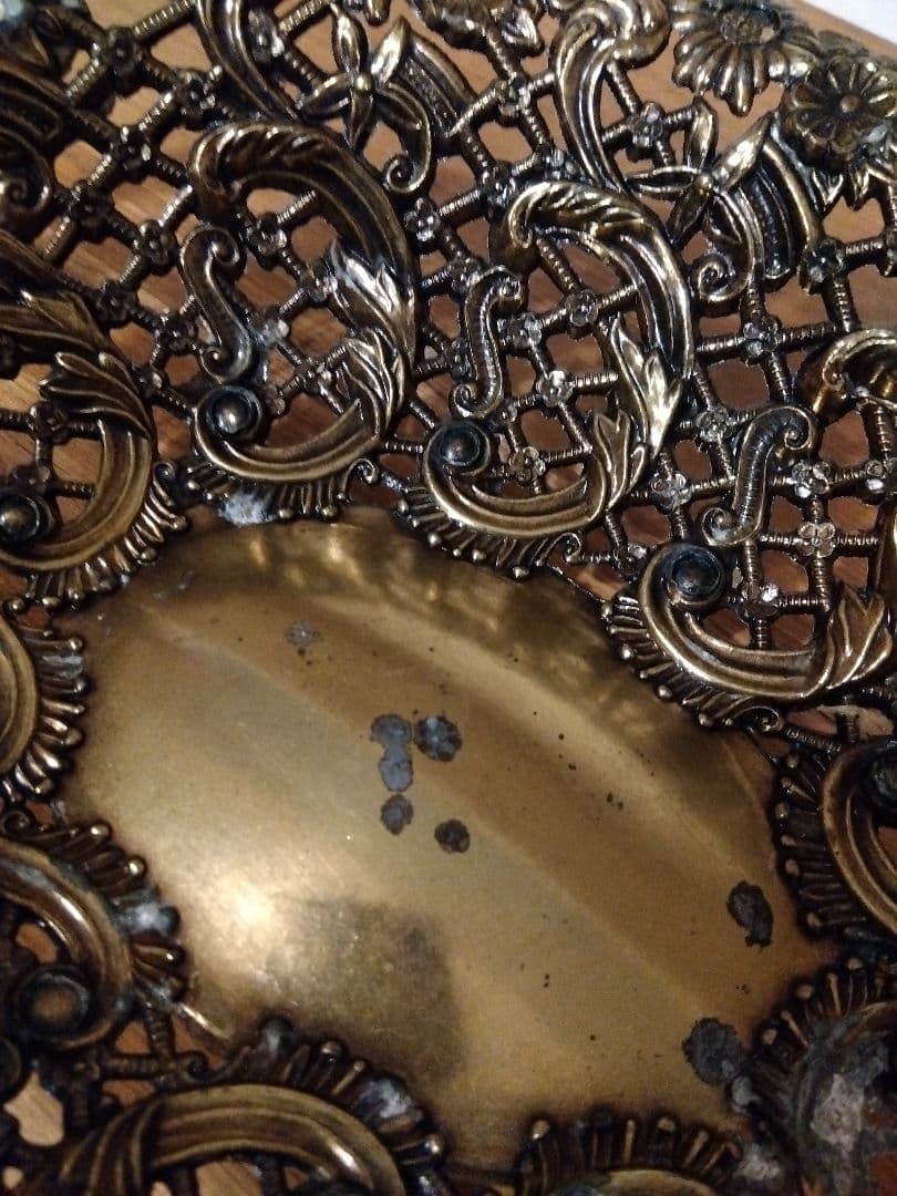 アンティーク調バスケット コルベイユ 籠 金属