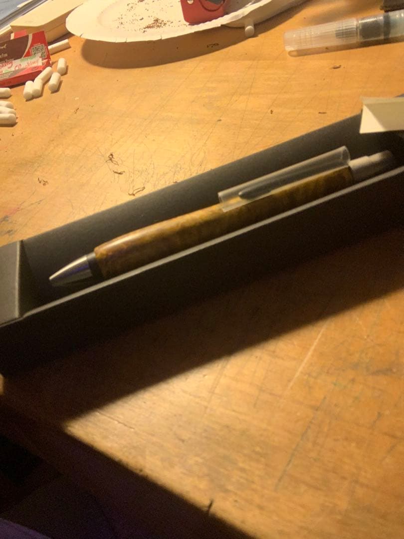 ウッドペンクラフト 木製ボールペン 本体 専用箱付き