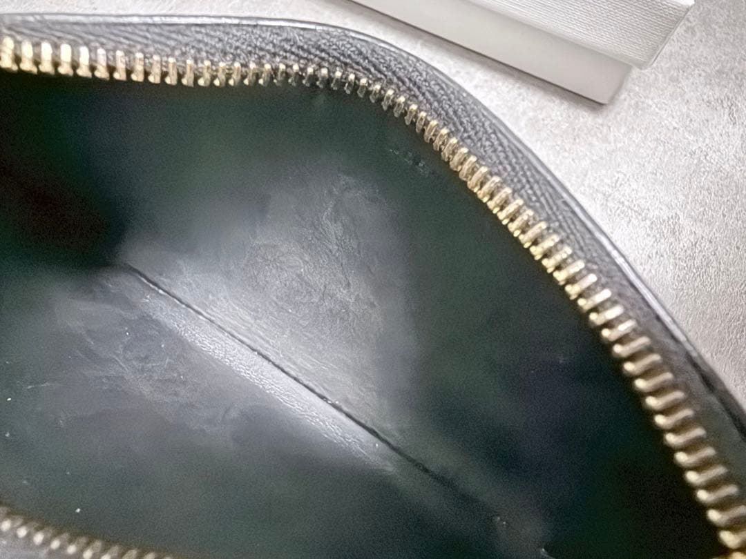 CELINE ブラックレザーケース