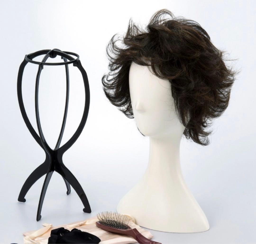 KNTファッションウィッグ　カオリスタイル　総手縫いフルウィッグ　ナチュラル