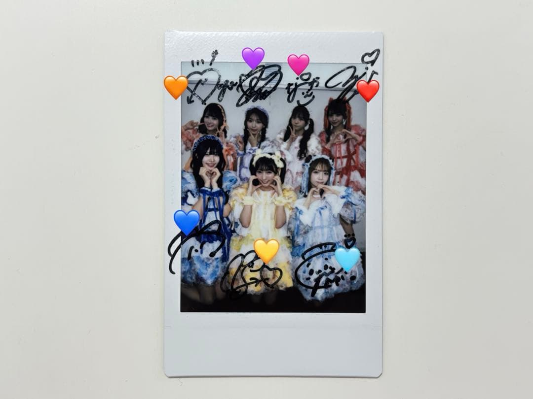 SWEET STEADY すいすて 全員集合チェキ 直筆サイン入り
