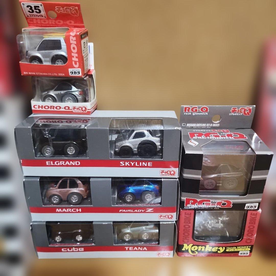 チョロQ スカイライン、ホンダコレクション、北海道増毛町消防車等　ジャンク扱い