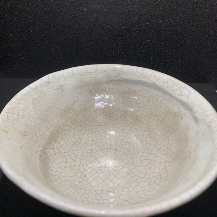 貫入の美しい 茶碗 李朝？ 茶道具