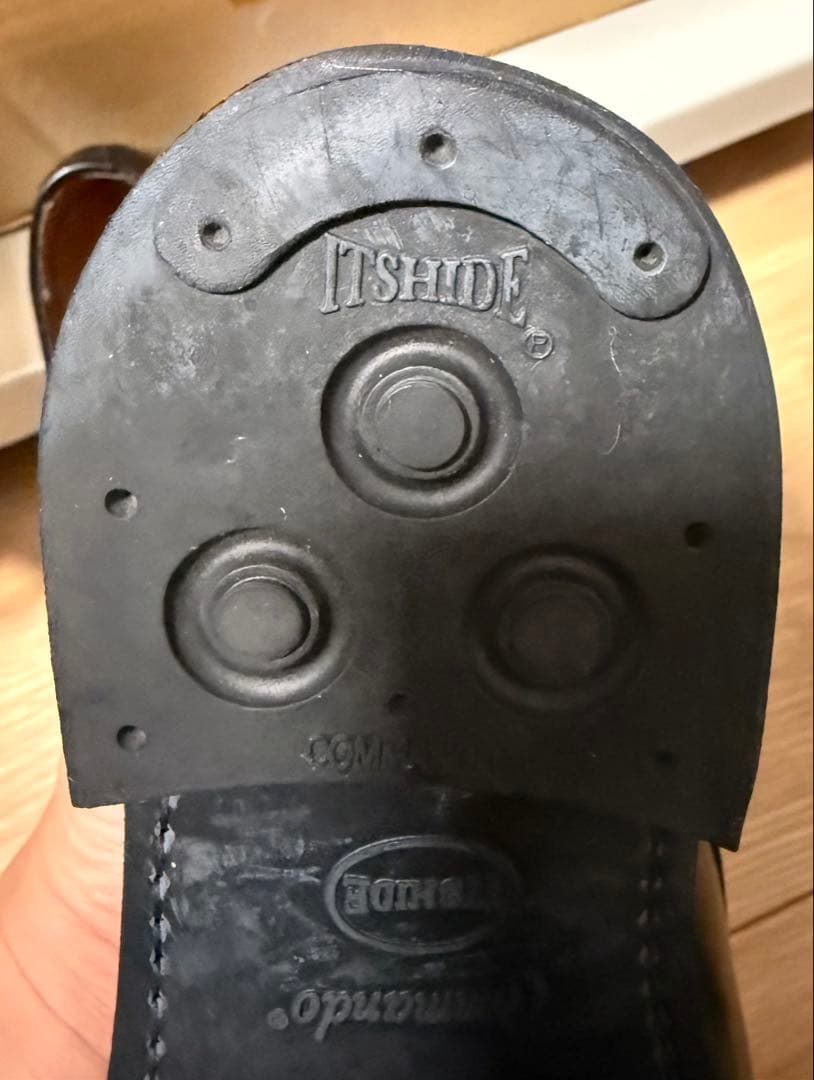 Sanders Military Derby Shoe GB 7 ブラック