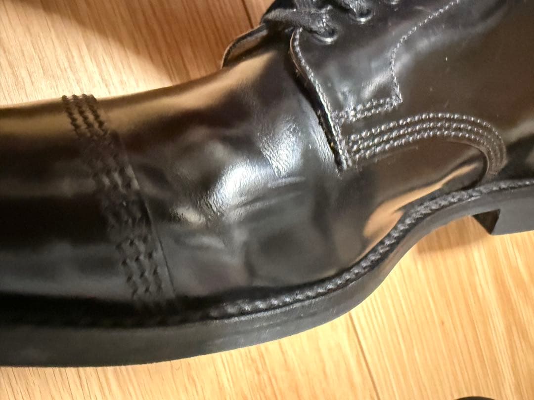 Sanders Military Derby Shoe GB 7 ブラック