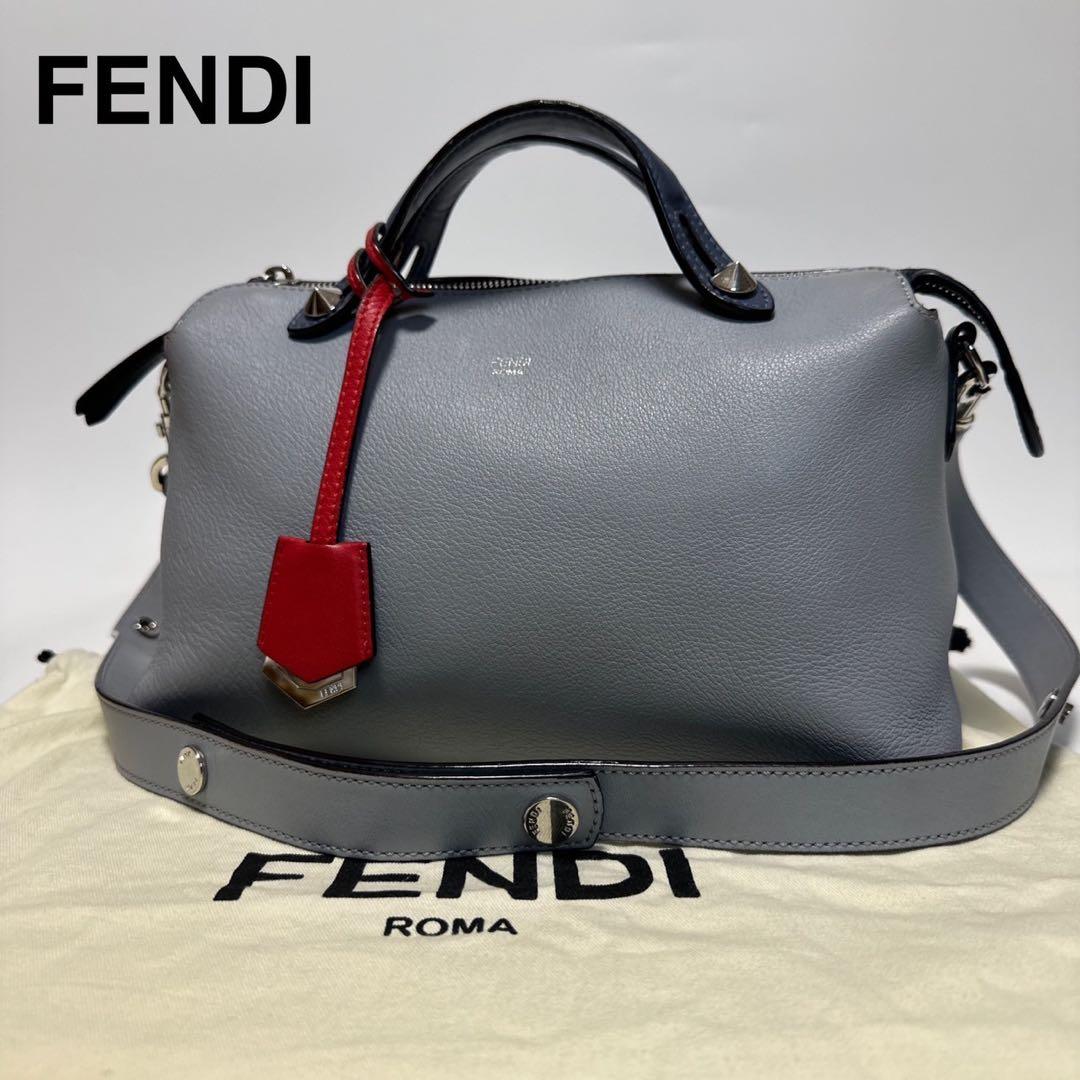 s81【美品】保存袋付　フェンディバイザウェイ　ミディアム　2wayショルダー.