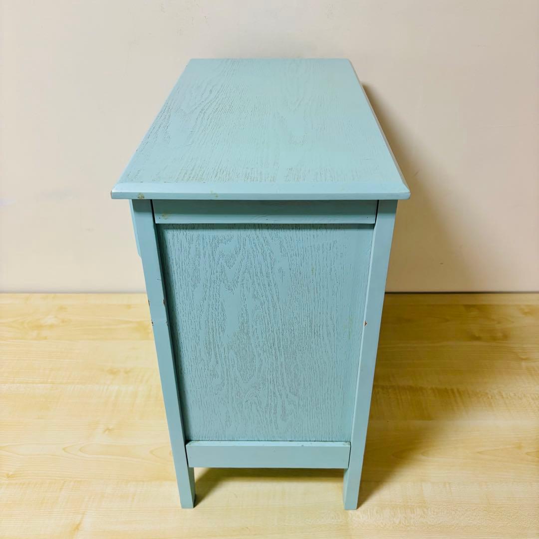 キャビネット　ビンテージ　レトロ　ポップ　棚　サイドテーブル　脇机 送料込み