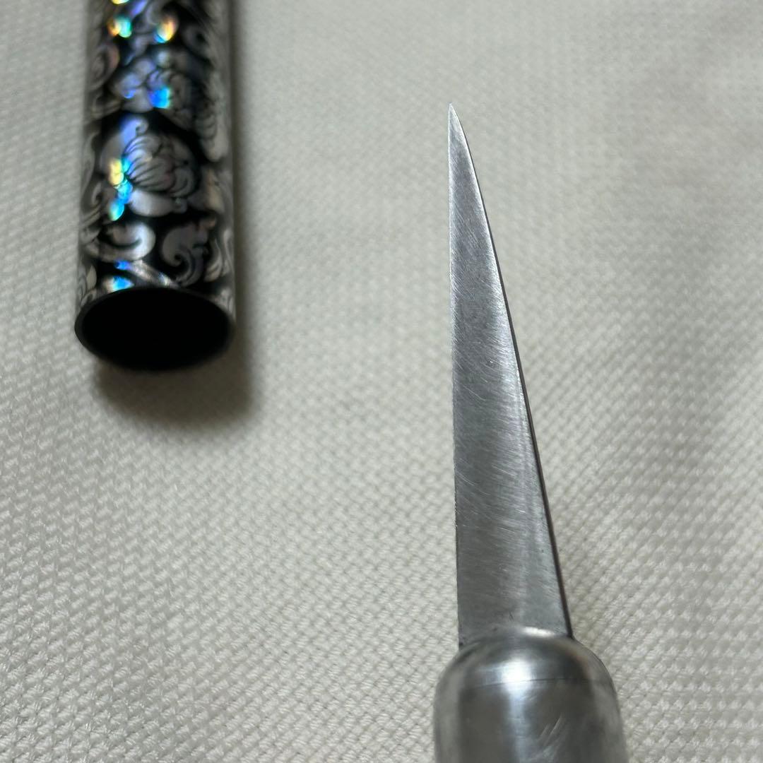 カービングナイフ 中古3本＋未使用1本＋ナイフセット