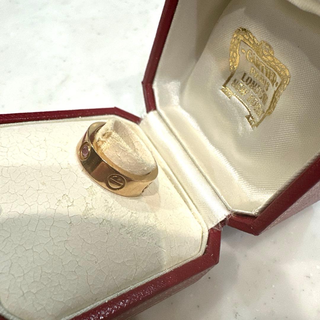 Cartier　ラブリング　11号　ピンクサファイヤ