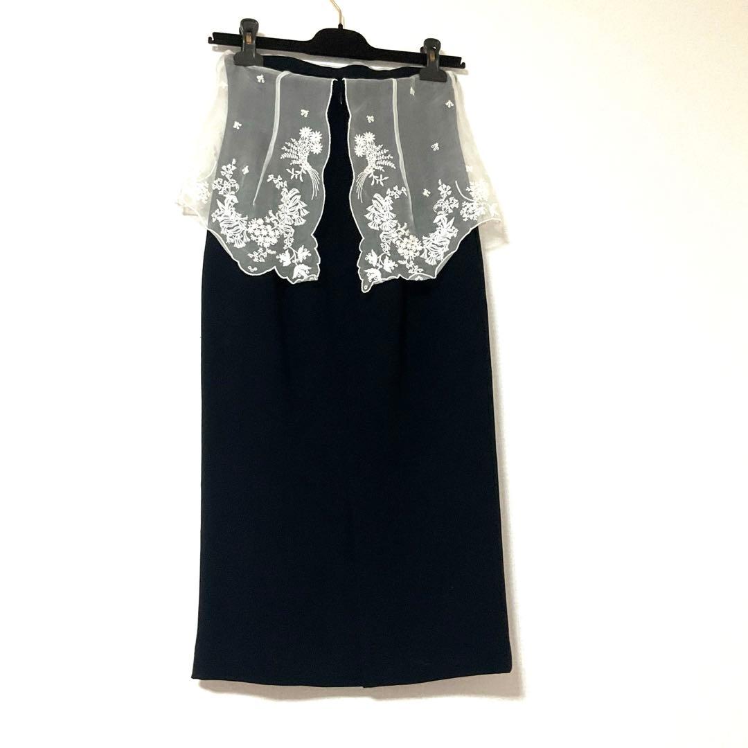 マメクロゴウチ♡ペプラムレーススカート