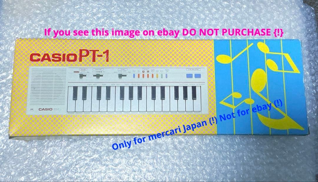 Casio PT-1☆ミニシンセサイザー☆ホワイト☆美品動作良好☆昭和レトロ☆