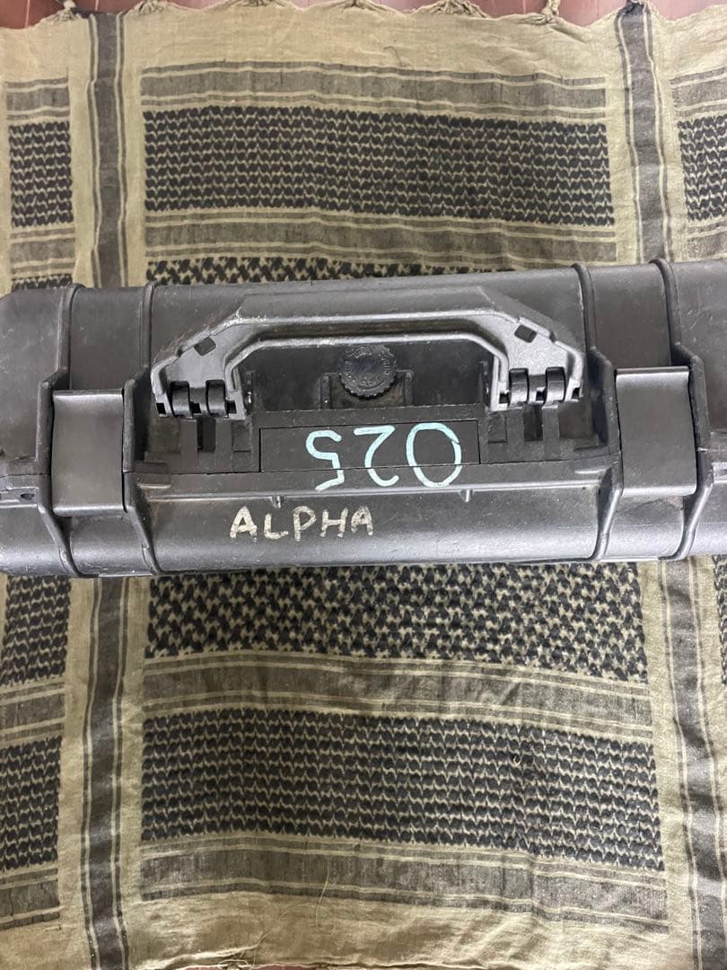 Pelican 1500 ケース ブラック 米軍放出品 フォーム無し M201