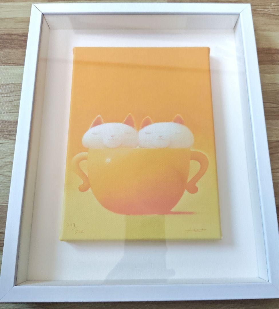 渡辺宏 ジクレー 「いつも二人で」