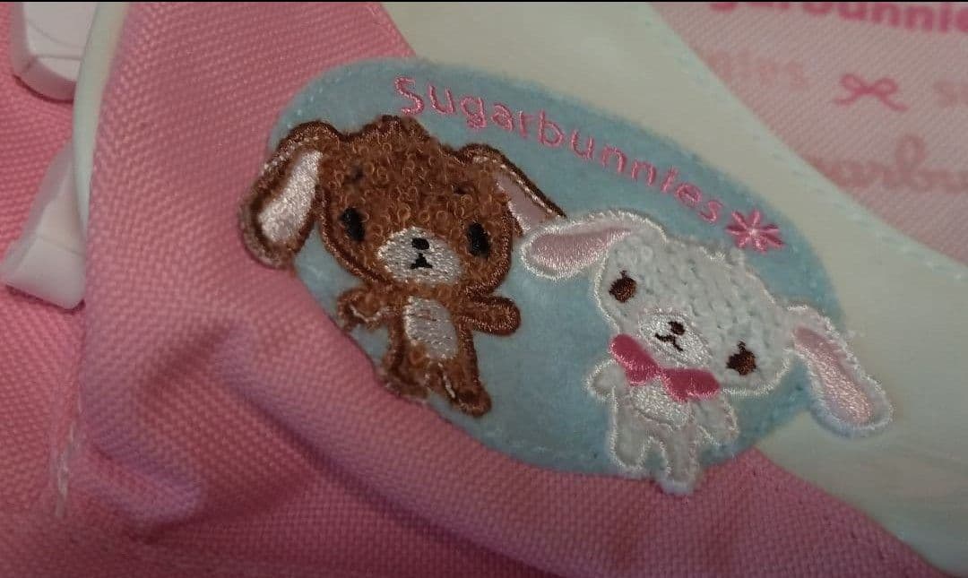 シュガーバニーズ　ビニールバッグ　難あり　当時物