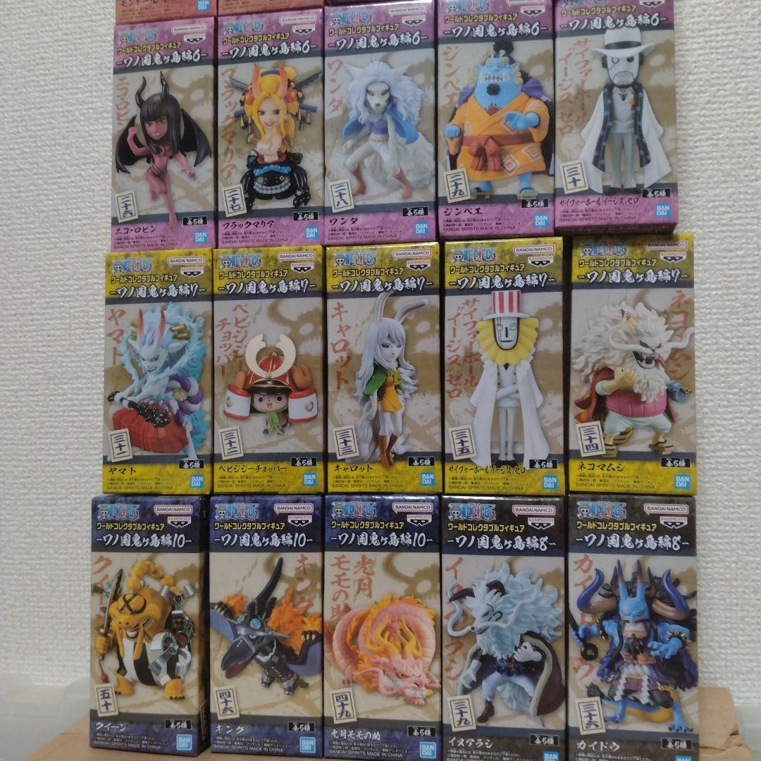 ワンピースワールドコレクタブルフィギュア　ワノ国鬼ヶ島編まとめ売り