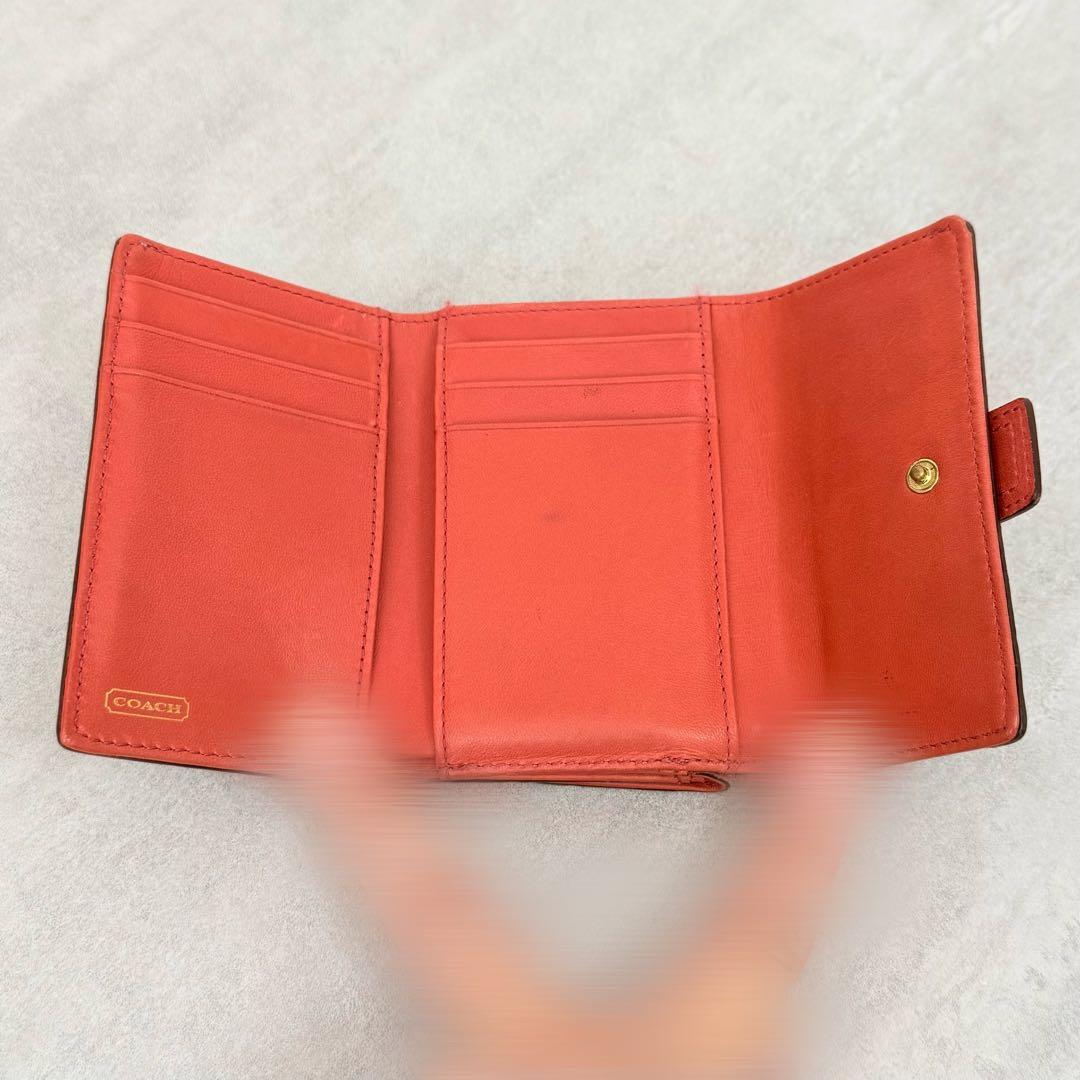 小物 Coach Soho Leopard Ponyhair Wallet