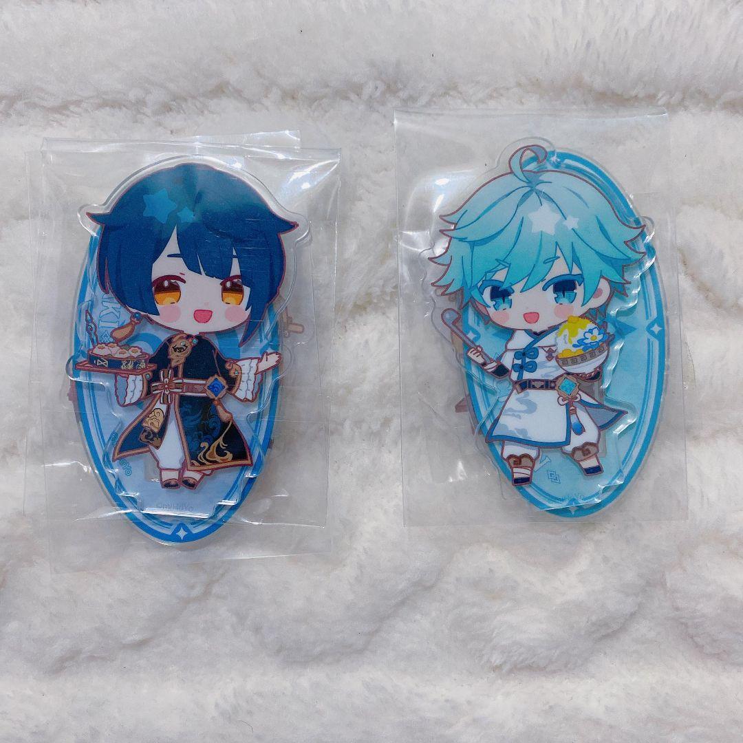 原神 鍾離 ウェンティ 行秋 重雲 色紙 ミニアクスタ 缶バッジ まとめ売り