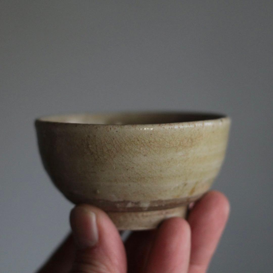 美濃 灰釉 盃 酒器 ぐい呑み 古美術 古道具 アンティーク
