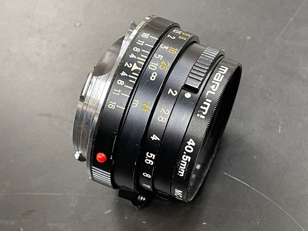 MINOLTA M-Rokkor 40mm f/2.2 単焦点レンズ