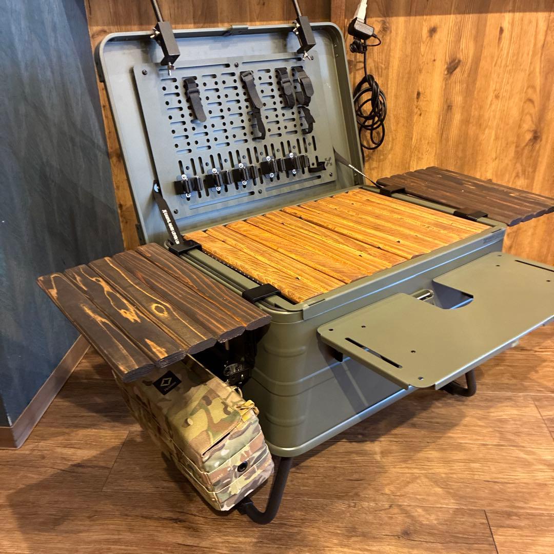 CAMVIL（ケムビル）アルミボックス60L コンテナボックス カスタムセット