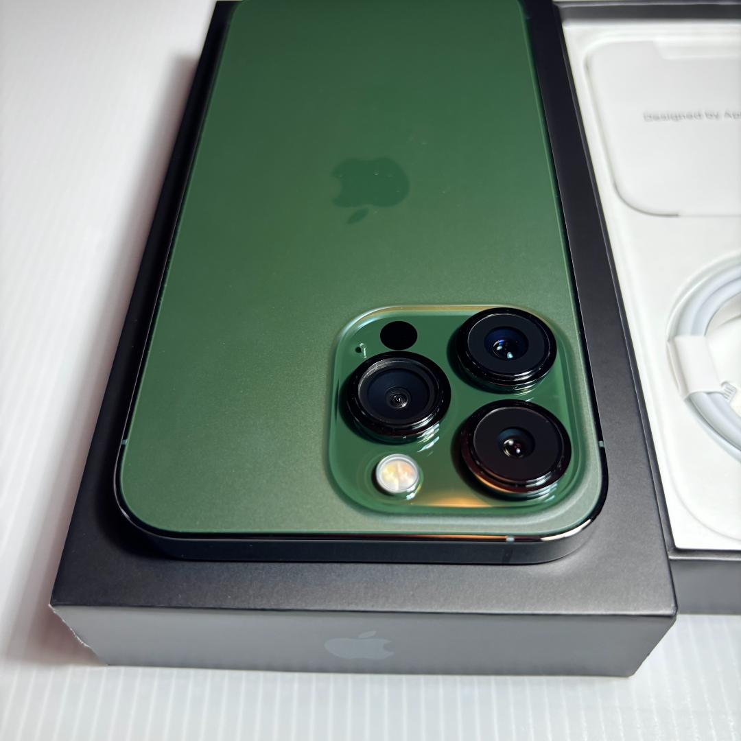 【即日出荷】ほぼ新品 iPhone 13 Pro 128GB アルパイングリーン