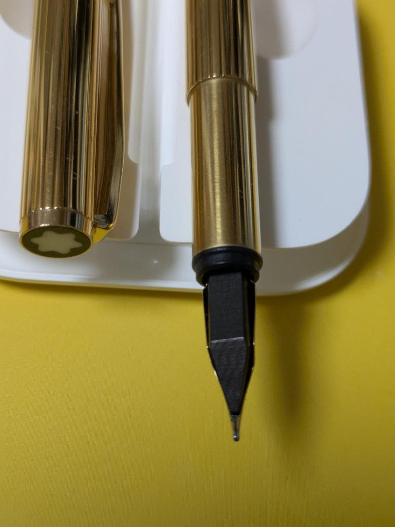 み*P様 MONTBLANC モンブラン万年筆 ノブレス ペン先 F(細字) 金