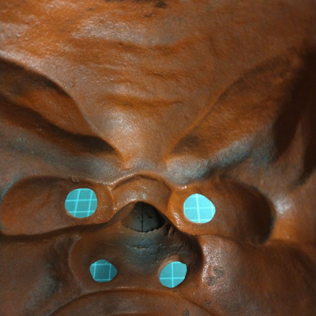 天狗　お面　鉄製