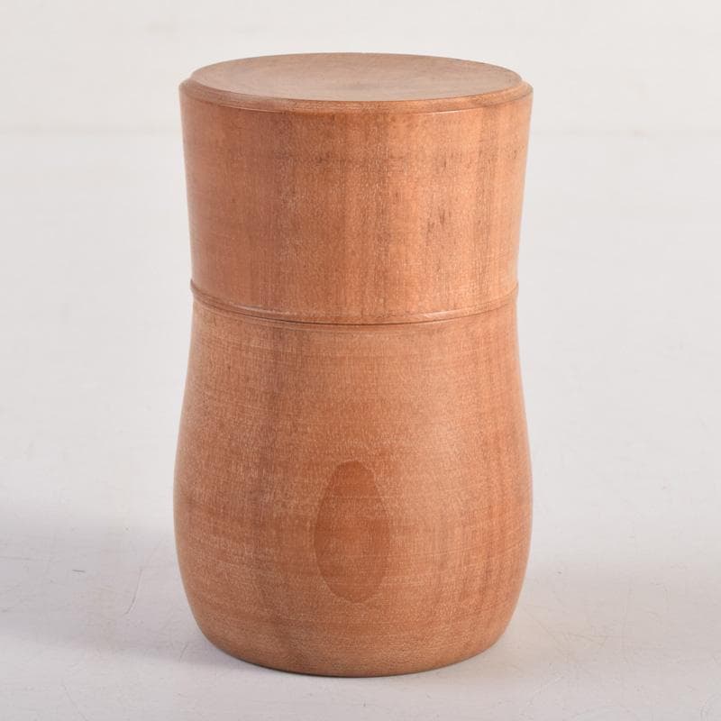 茶道具　天然木　中次　棗　在銘　書付共箱　C　8301