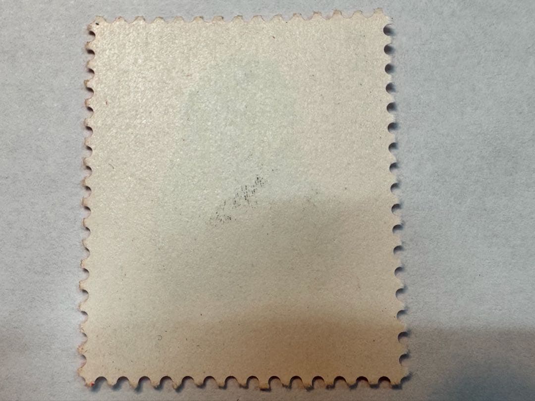 中国切手 T46 1-1 庚申 赤猿 未使用 本物鑑定済み.