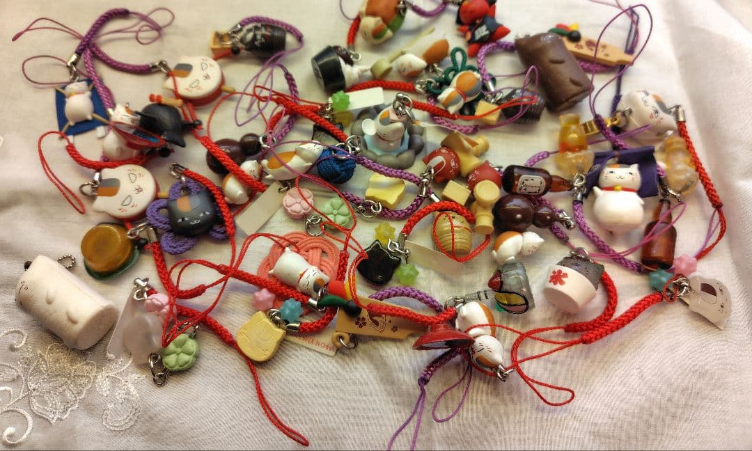 にゃんこ先生　ストラップ　巾着　まとめ売り　ガチャ