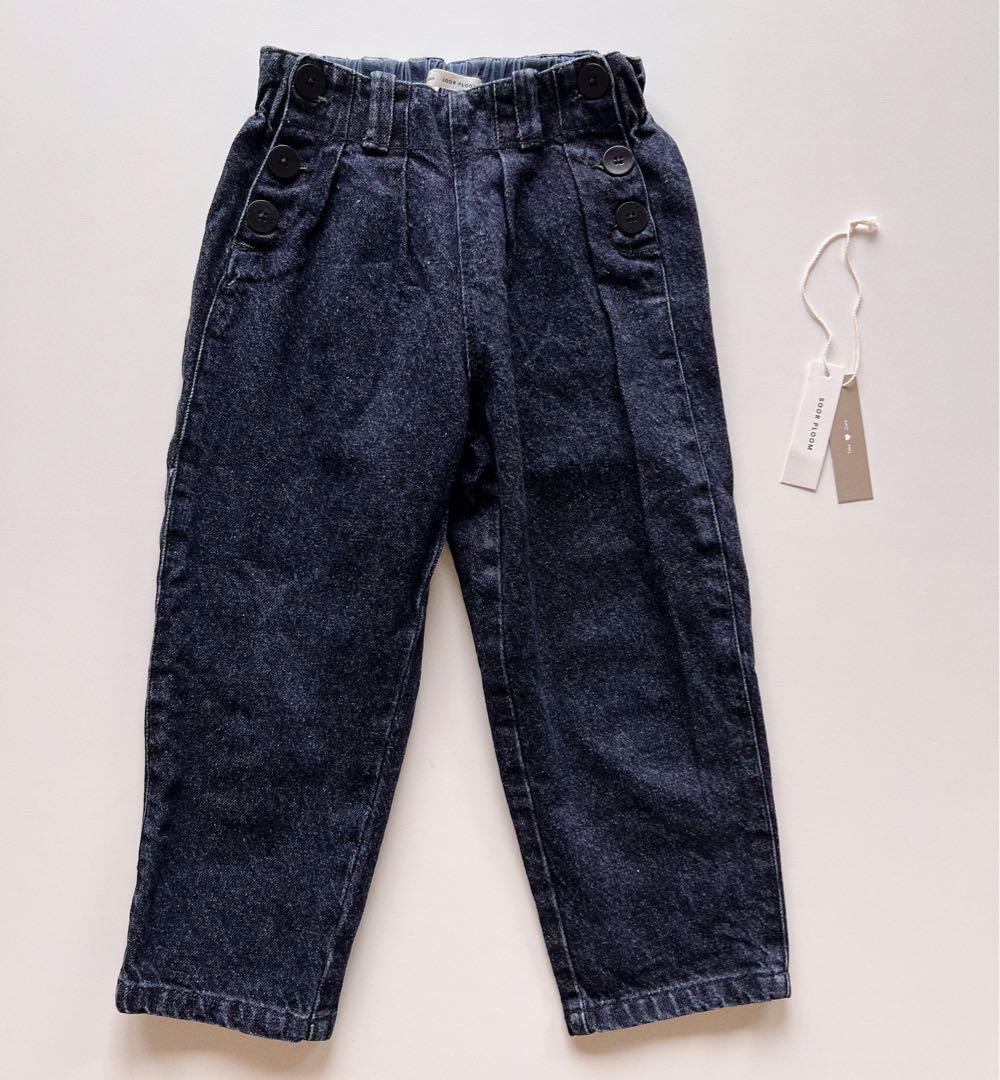 ボトムス・スパッツ Soor Ploom pipi Jean(Dark Denim) 5Y